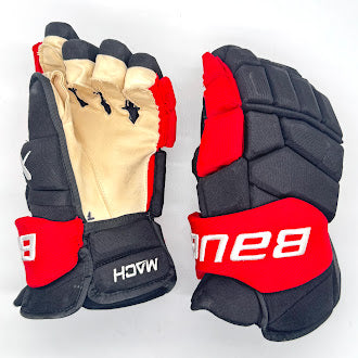 Bauer Supreme Mach - Gant NHL Pro Stock d'occasion - Jordan Staal (noir/rouge)